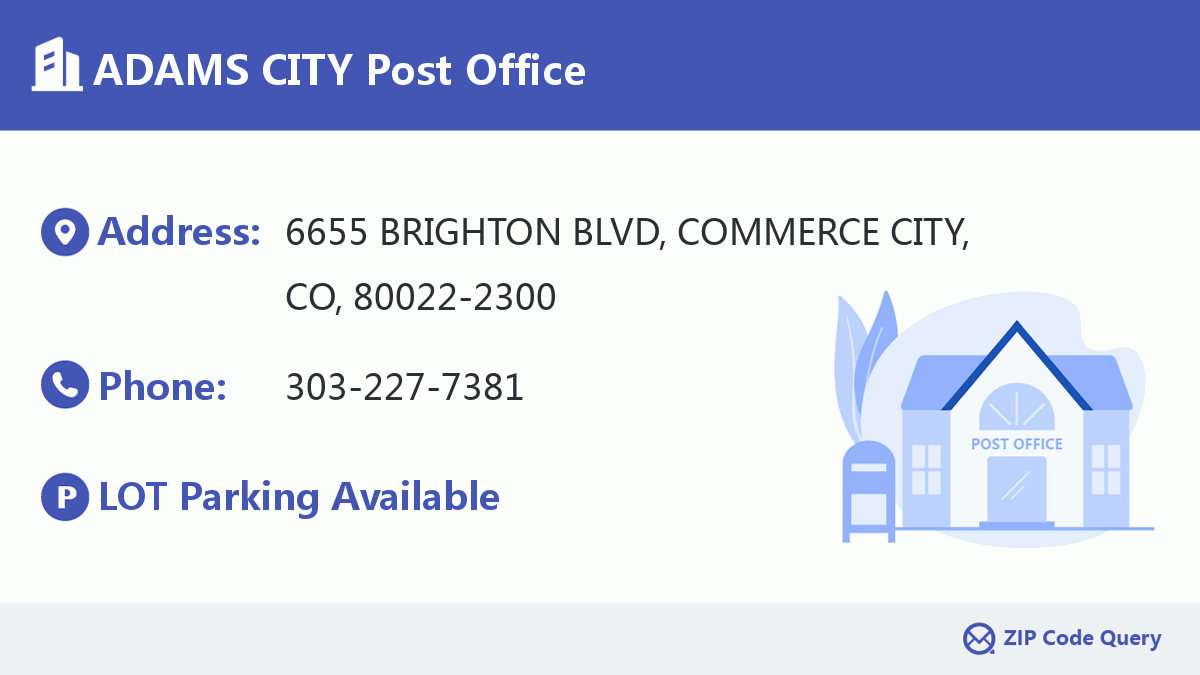 Post Office:ADAMS CITY