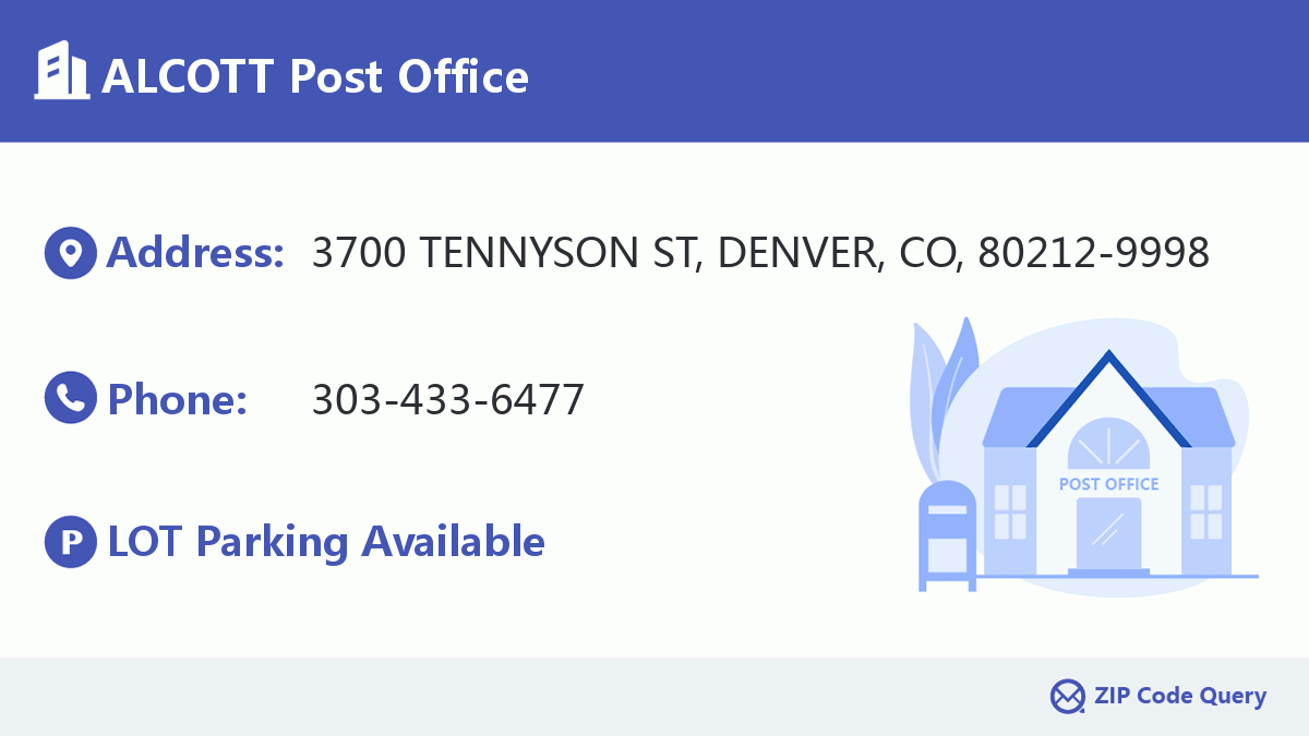 Post Office:ALCOTT