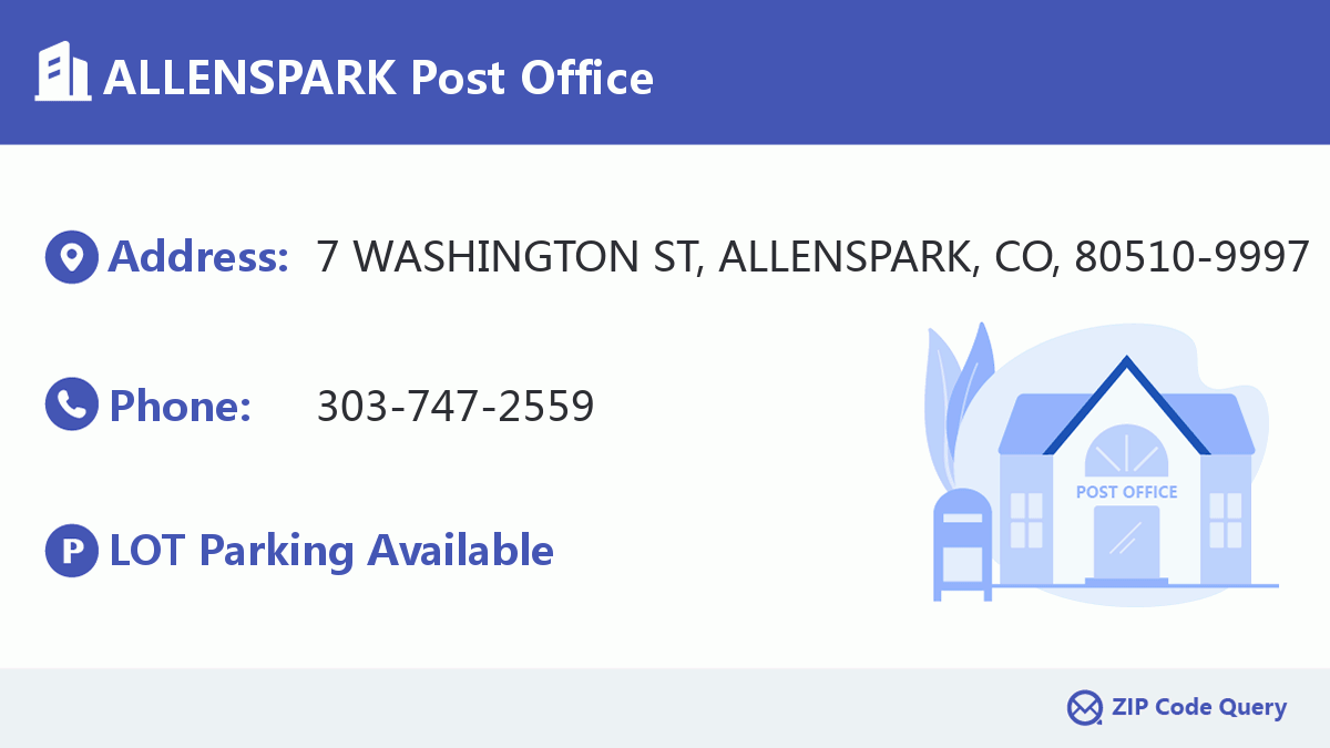 Post Office:ALLENSPARK