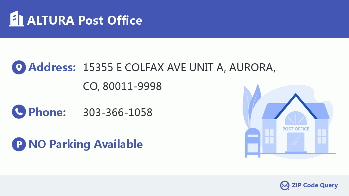 Post Office:ALTURA