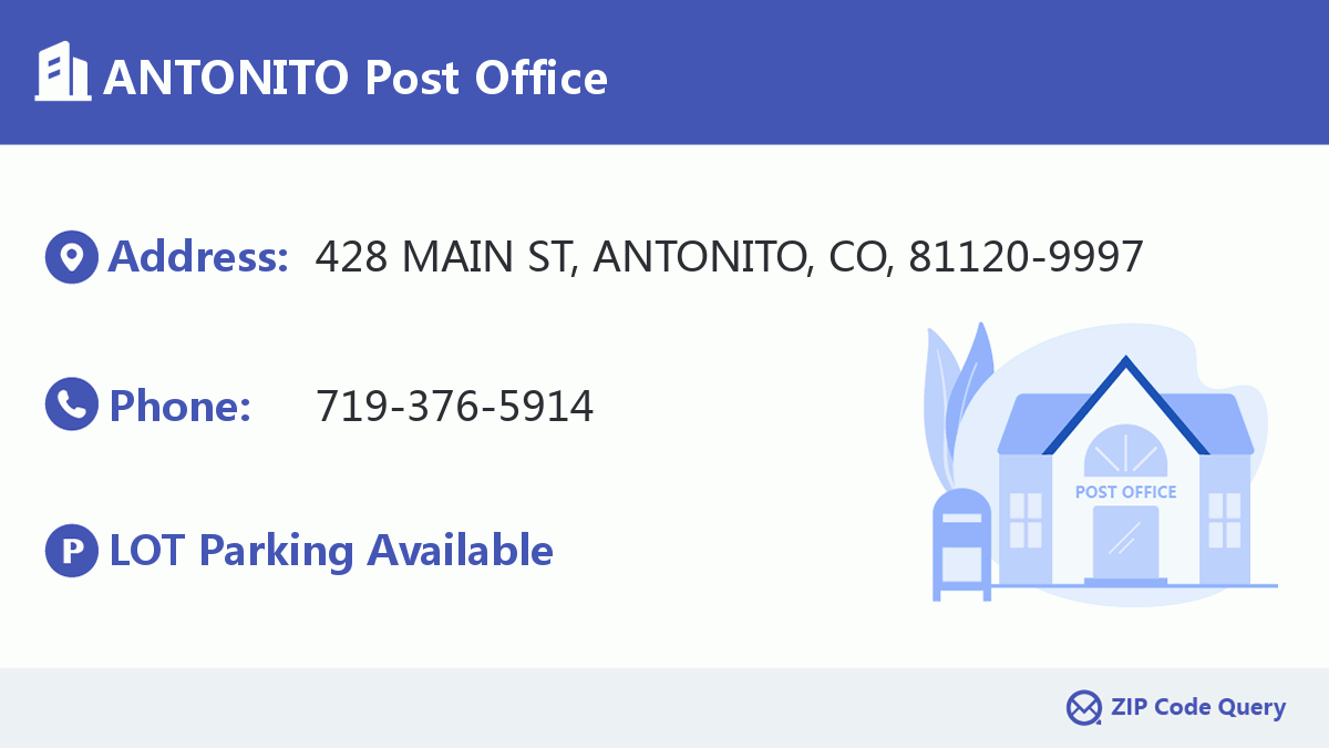 Post Office:ANTONITO