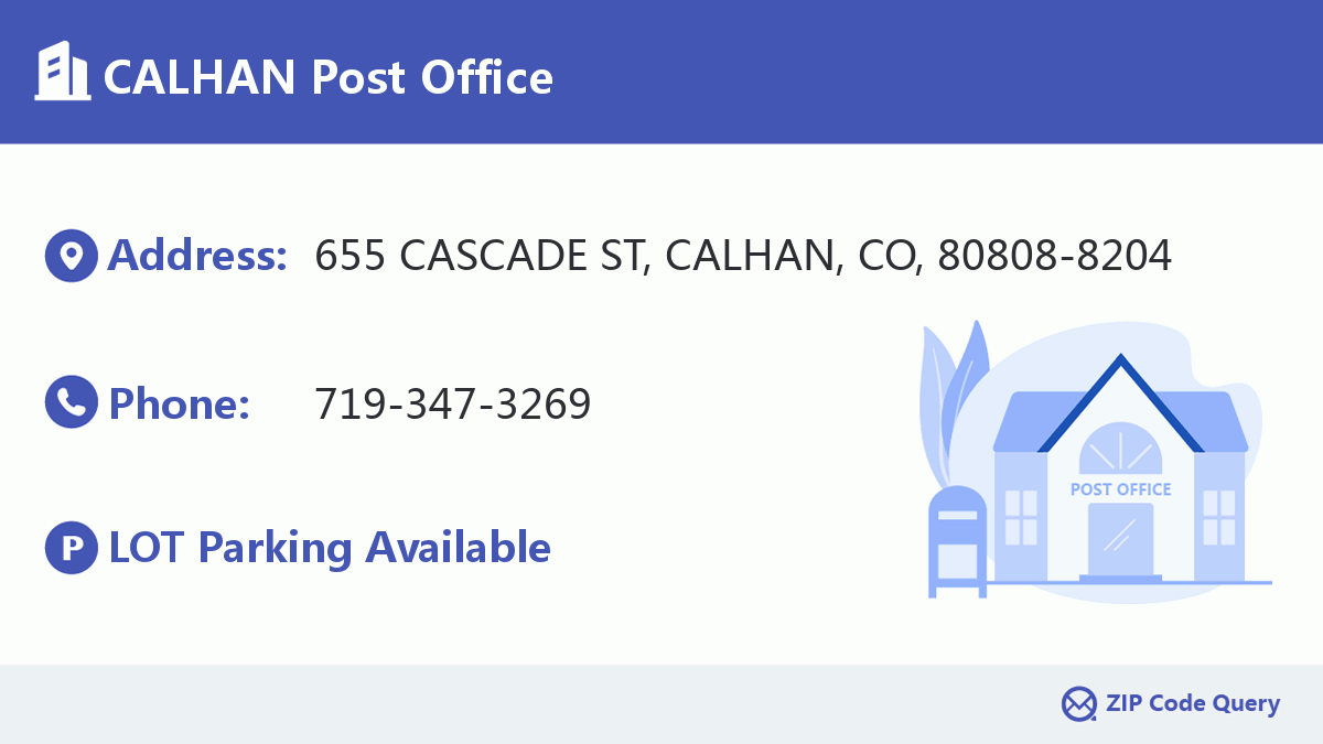 Post Office:CALHAN