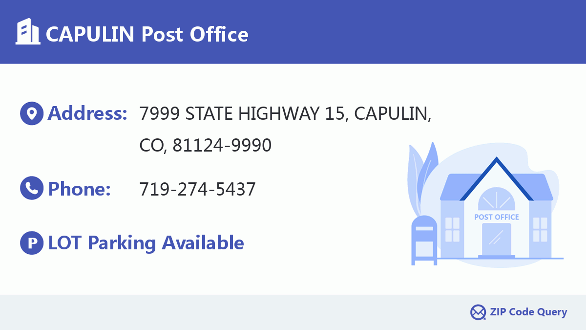 Post Office:CAPULIN