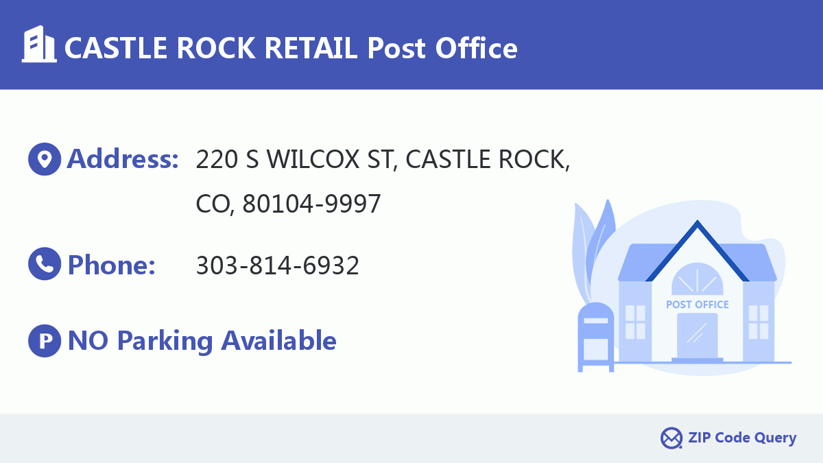 Post Office:CASTLE ROCK RETAIL