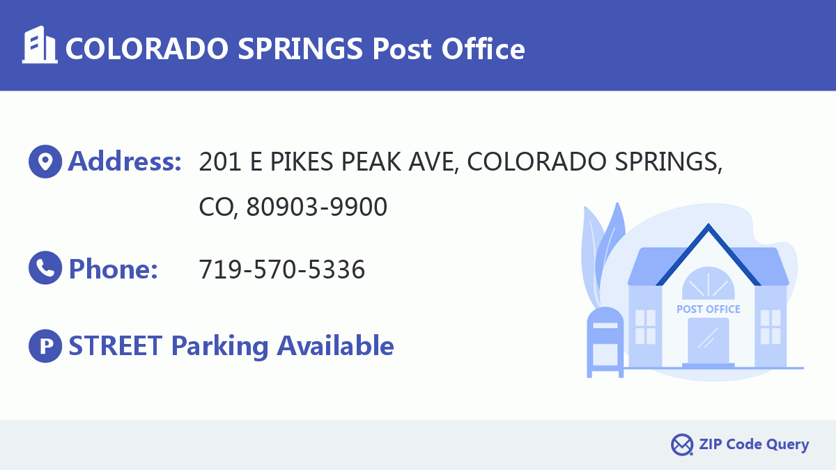 Post Office:COLORADO SPRINGS