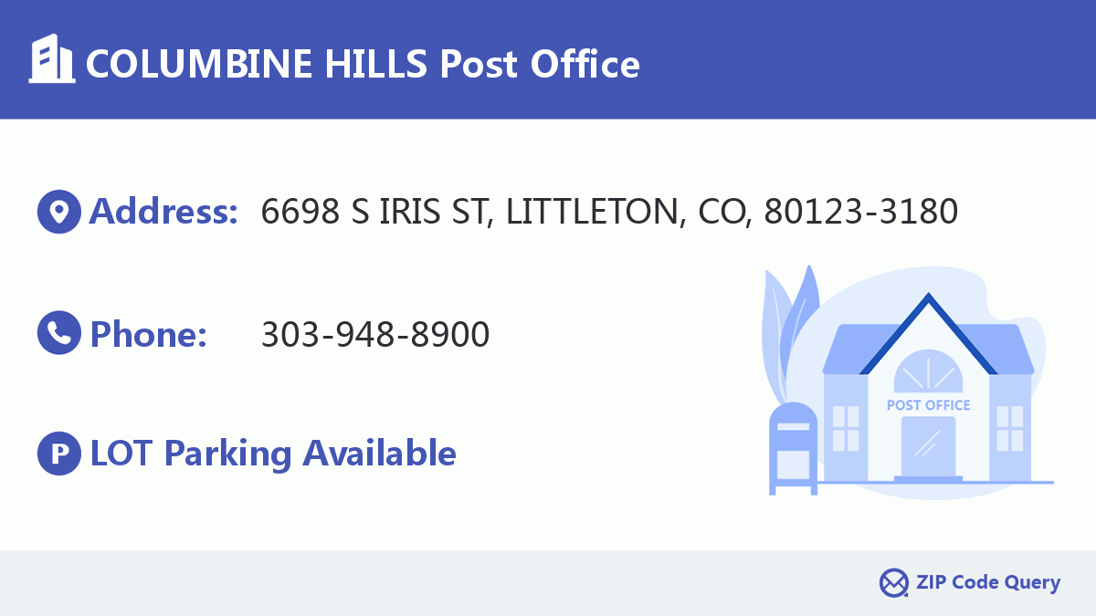 Post Office:COLUMBINE HILLS