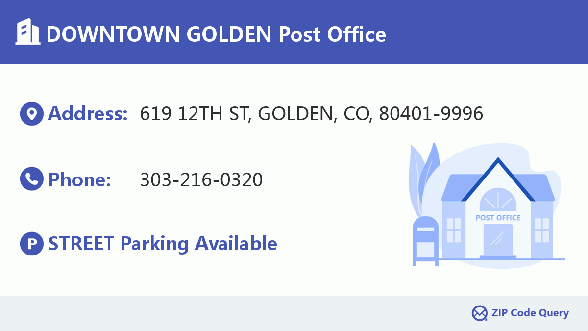 Post Office:DOWNTOWN GOLDEN