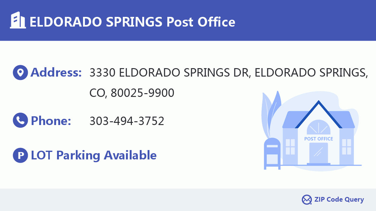 Post Office:ELDORADO SPRINGS