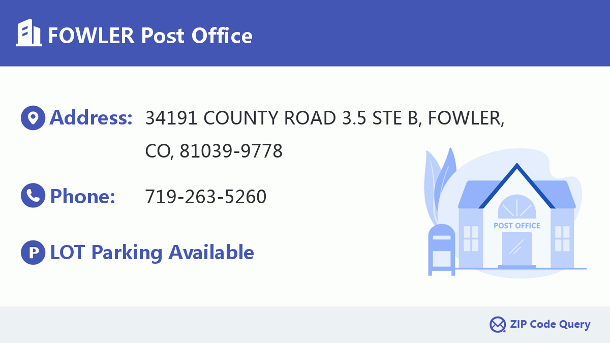 Post Office:FOWLER