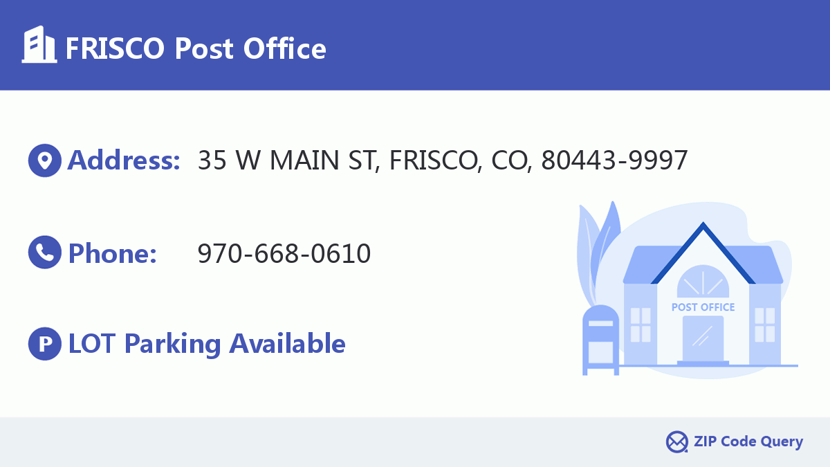 Post Office:FRISCO