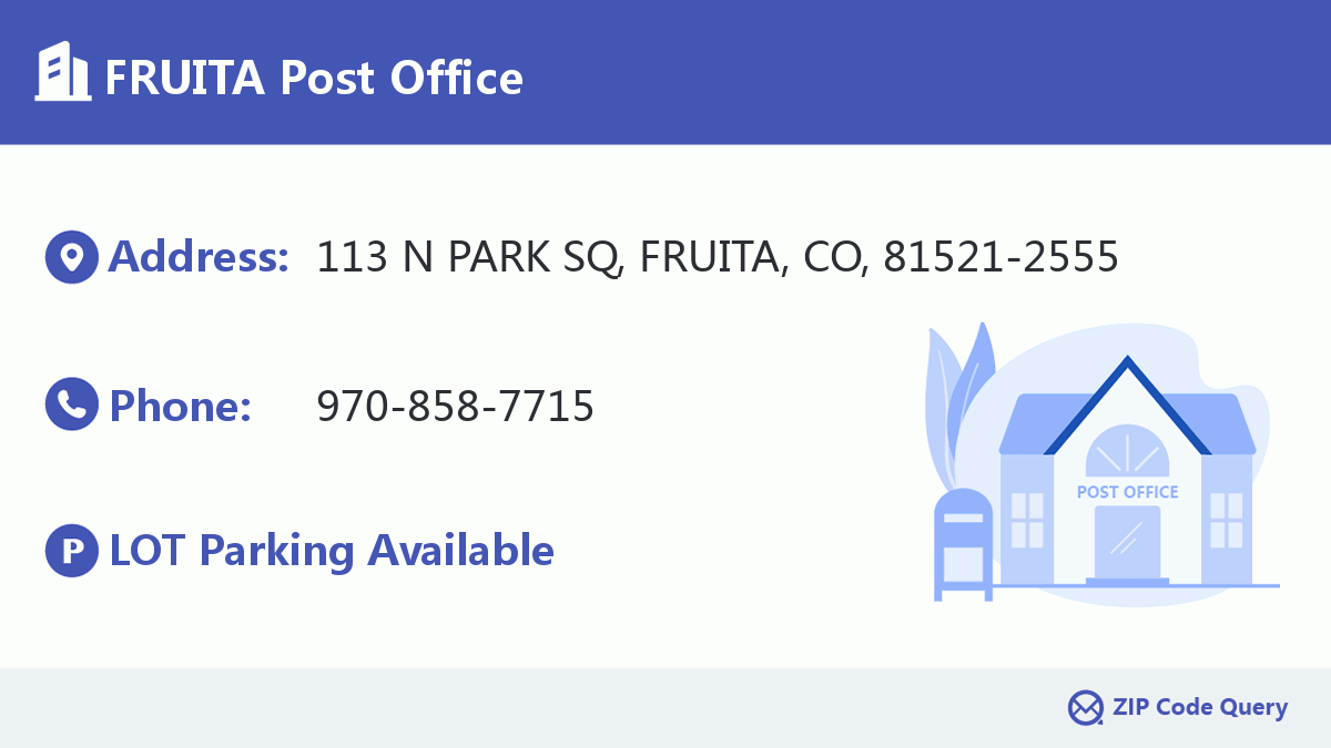 Post Office:FRUITA