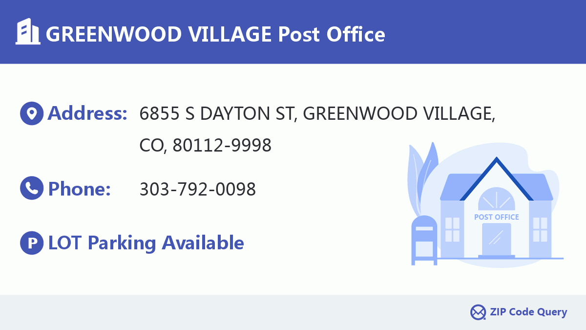 Post Office:GREENWOOD VILLAGE
