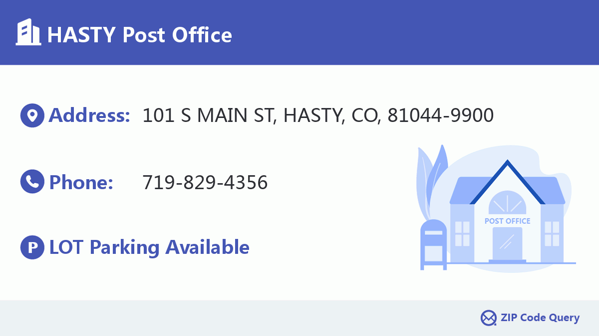 Post Office:HASTY