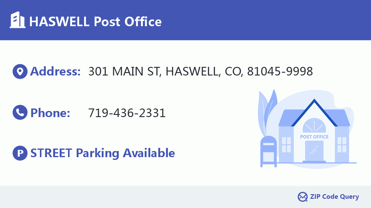 Post Office:HASWELL