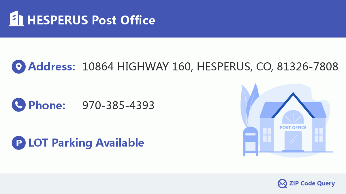 Post Office:HESPERUS