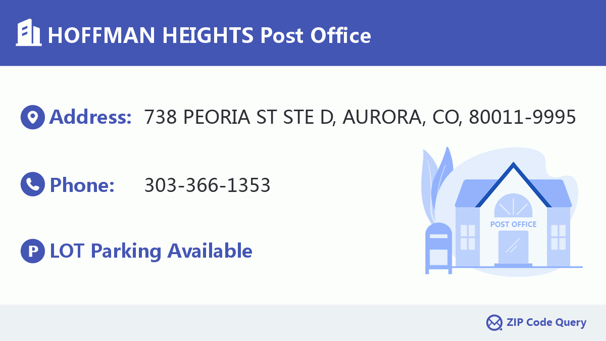 Post Office:HOFFMAN HEIGHTS
