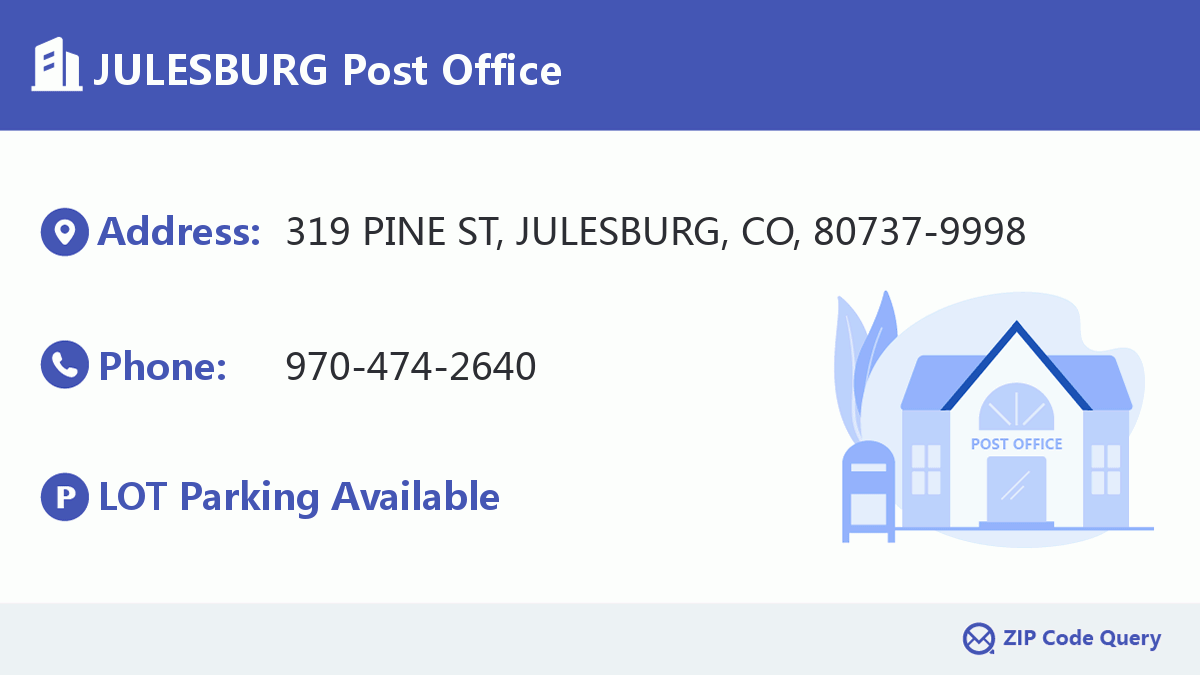 Post Office:JULESBURG