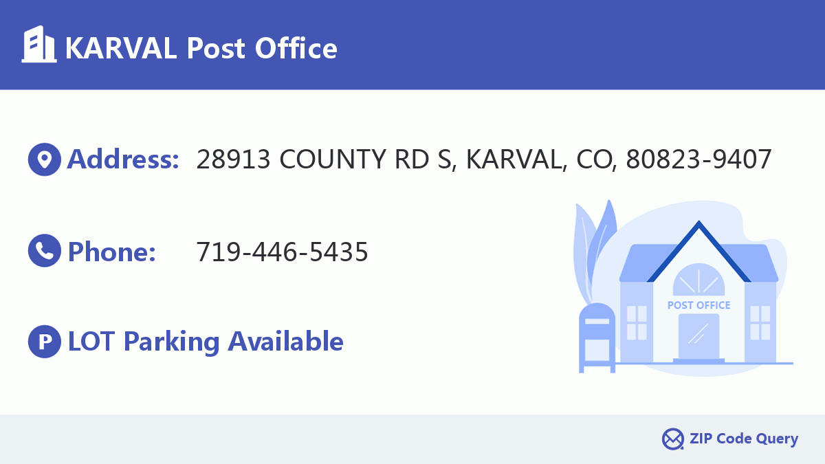 Post Office:KARVAL