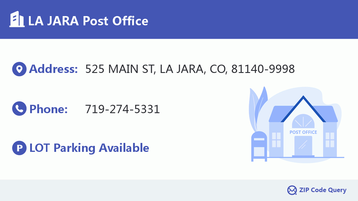 Post Office:LA JARA