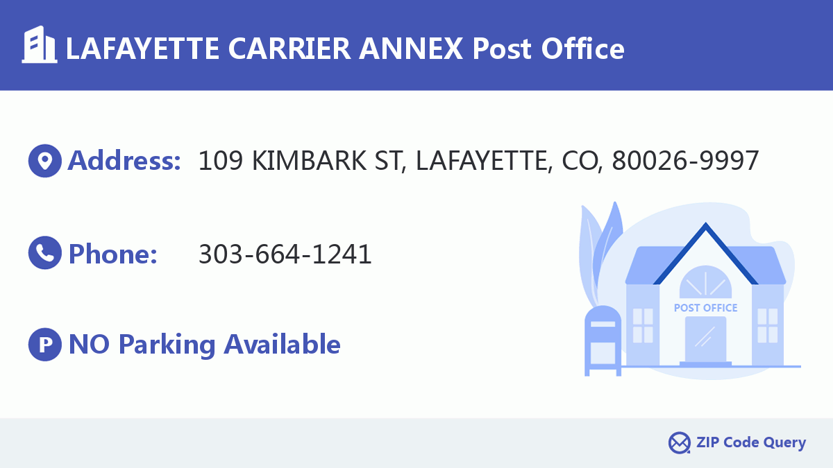 Post Office:LAFAYETTE CARRIER ANNEX