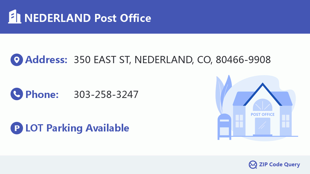 Post Office:NEDERLAND