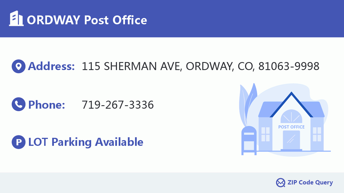 Post Office:ORDWAY