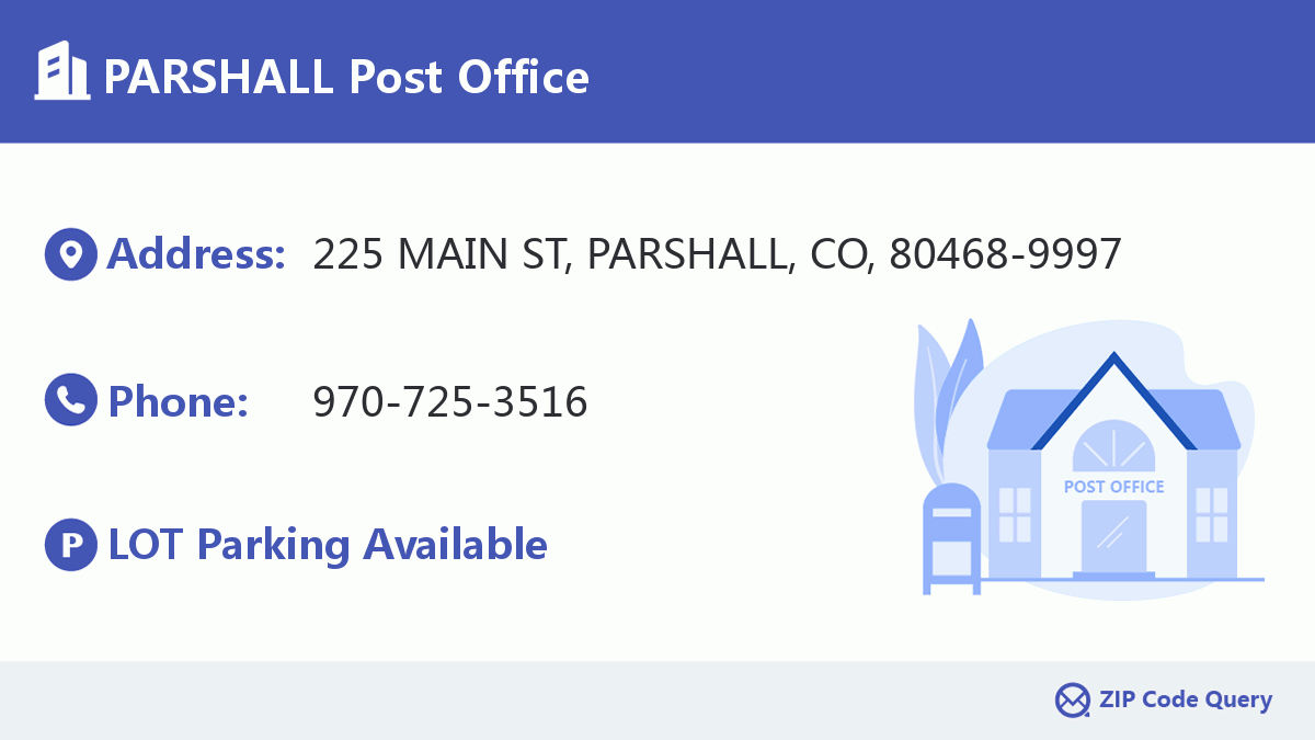 Post Office:PARSHALL