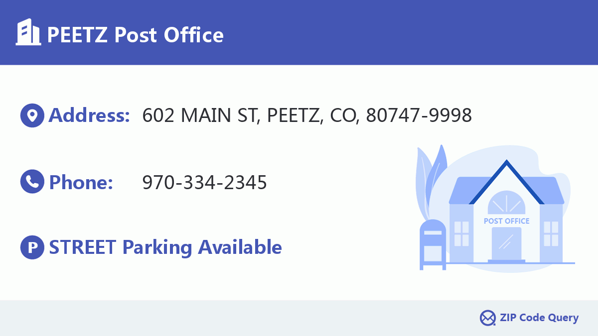 Post Office:PEETZ