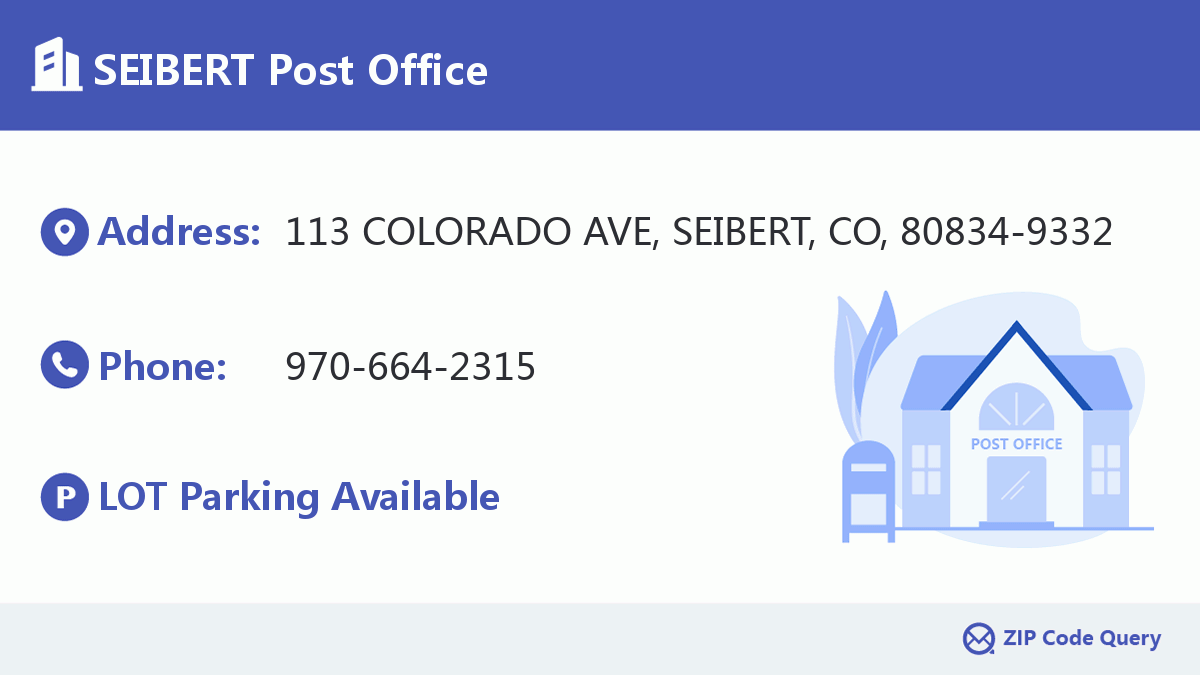 Post Office:SEIBERT