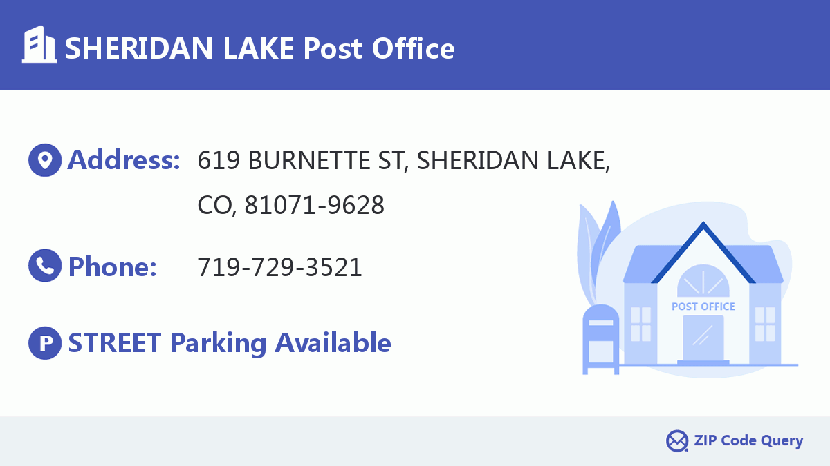 Post Office:SHERIDAN LAKE