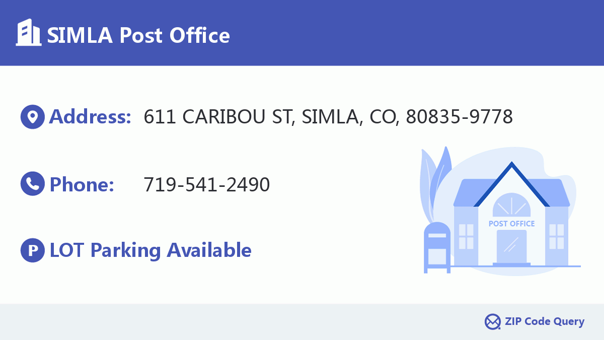 Post Office:SIMLA
