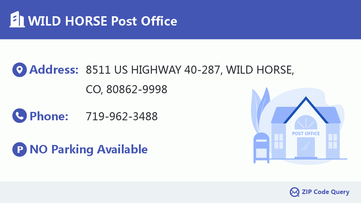 Post Office:WILD HORSE